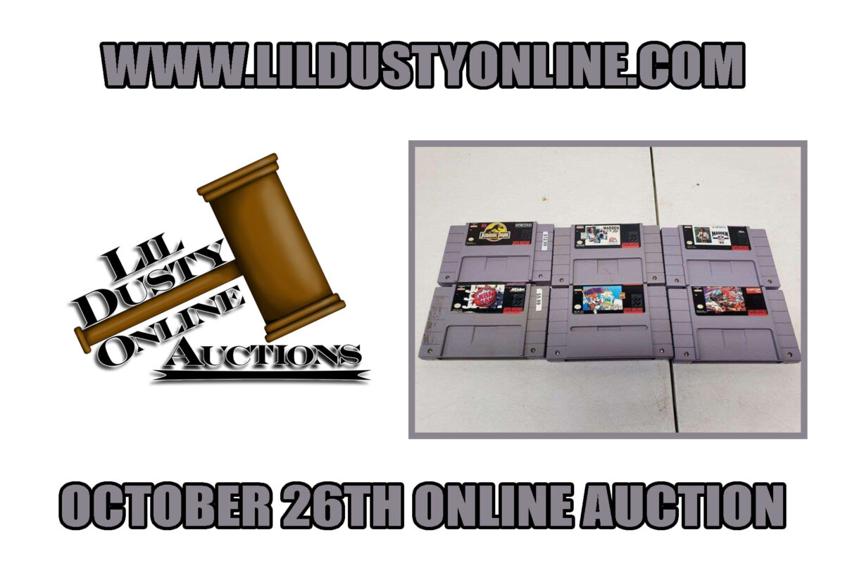 October 26th, 2022, Online Auction Pickup In Webberville